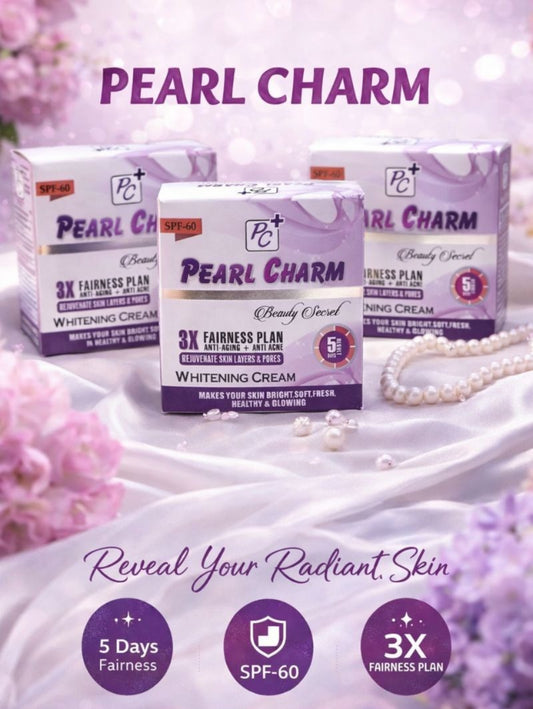 Pearl Charm Whitening Cream – 3X Fairness Plan with SPF-60