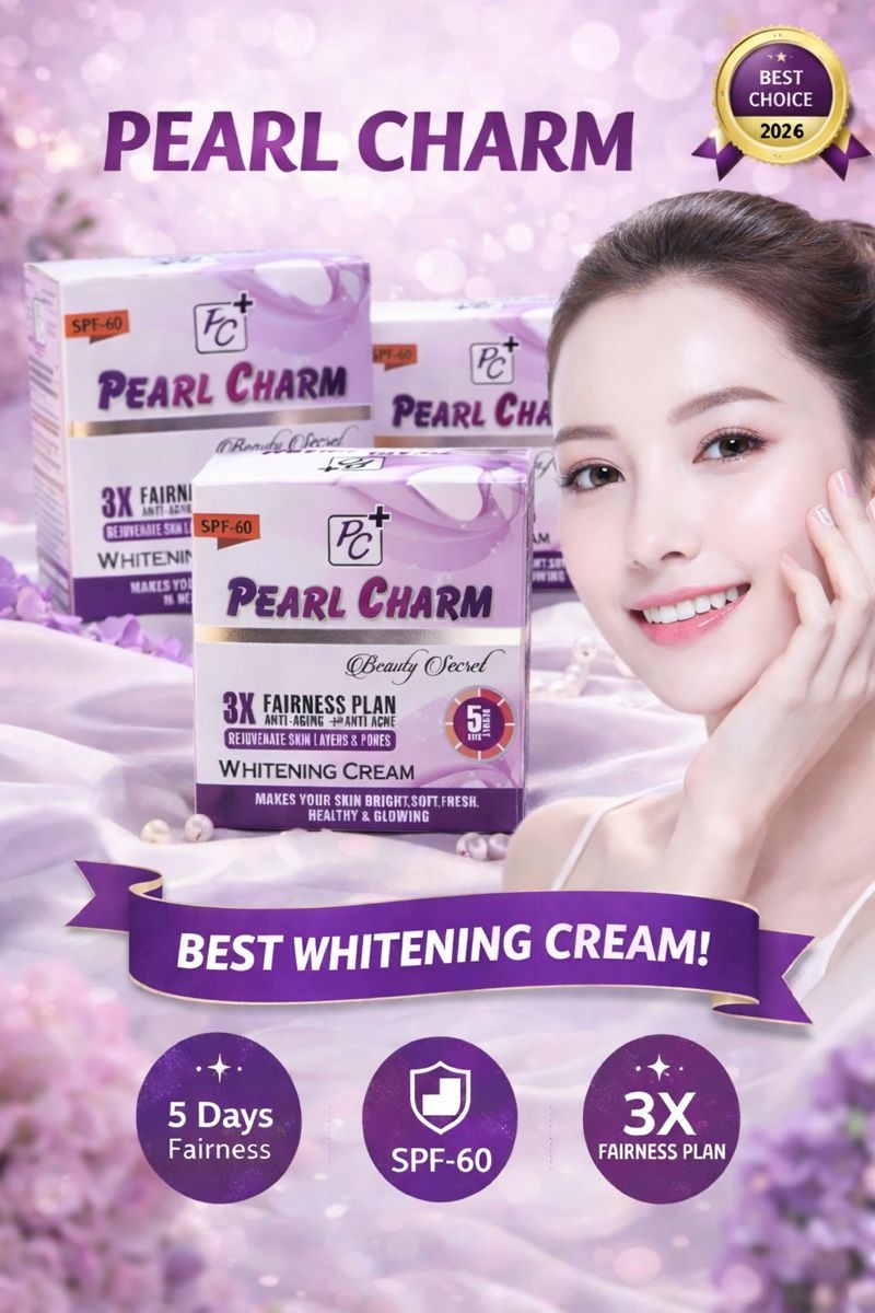 Pearl Charm Whitening Cream – 3X Fairness Plan with SPF-60