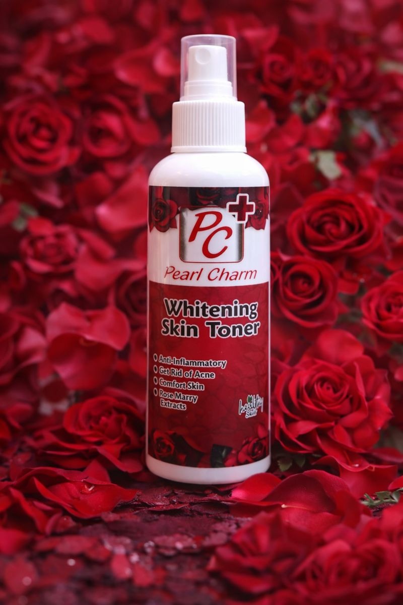 Pearl Charm Whitening Skin Toner – Rose Extract Spray