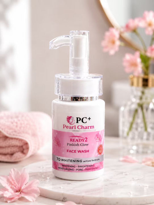Pearl Charm Ready2 Pinkish Glow Face Wash – 7D Whitening Formula