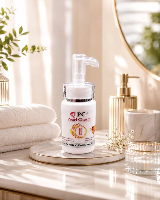 Pearl Charm Vitamin C Face Wash – Brightening & Deep Cleansing