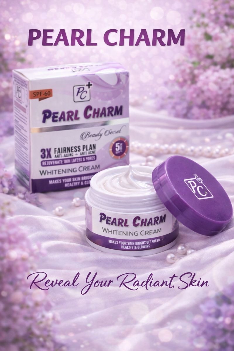 Pearl Charm Whitening Cream – 3X Fairness Plan with SPF-60